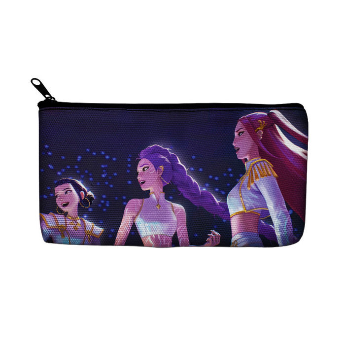 Wholesale K-pop merchandise canvas chain pencil cases stationery