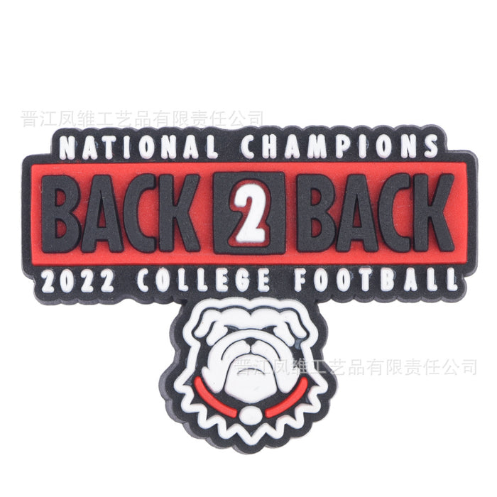 Wholesale 50pcs Rugby Series Shoes Charms detachable