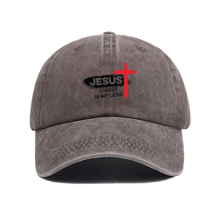 Wholesale New washed vintage letter duckbill cap with soft top and retro baseball cap for sun protection