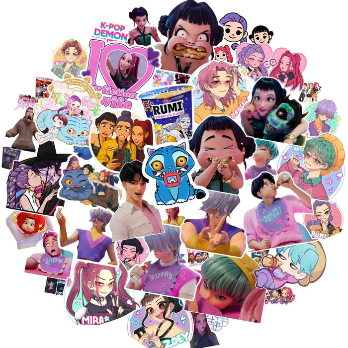 Wholesale 150pcs Idol movie waterproof water bottle laptop sticker
