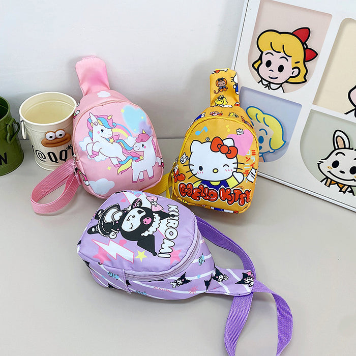 Wholesale Children's Cartoon Printed One Shoulder Canvas Messenger Bag JDC-SD-Tongxi002