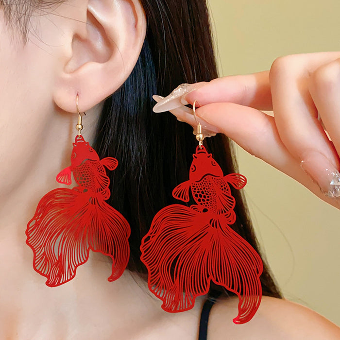 Wholesale Earhook fashion exaggerated earrings personality new retro earrings for women