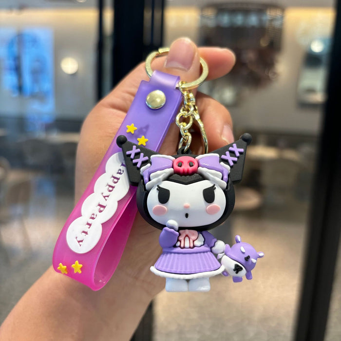 Wholesale Cartoon pvc Doll Pendant Ornaments Keychains