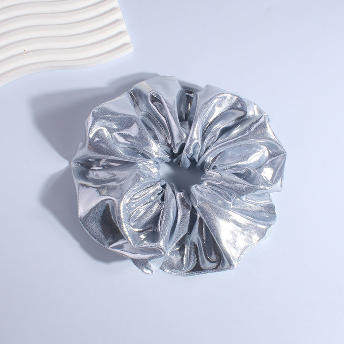 Wholesale Leather and fabric large Hair Scrunchies