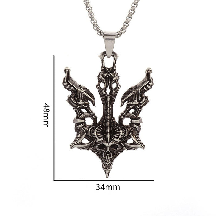 Wholesale  Retro Alloy Cartoon Character Pendant Necklace