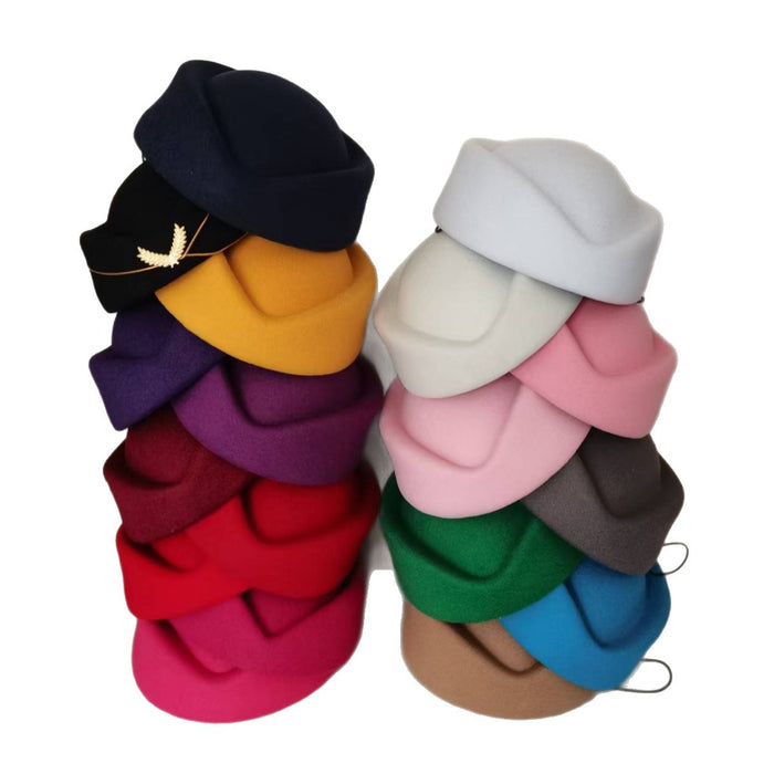 Wholesale Fashionable versatile beret woolen hat