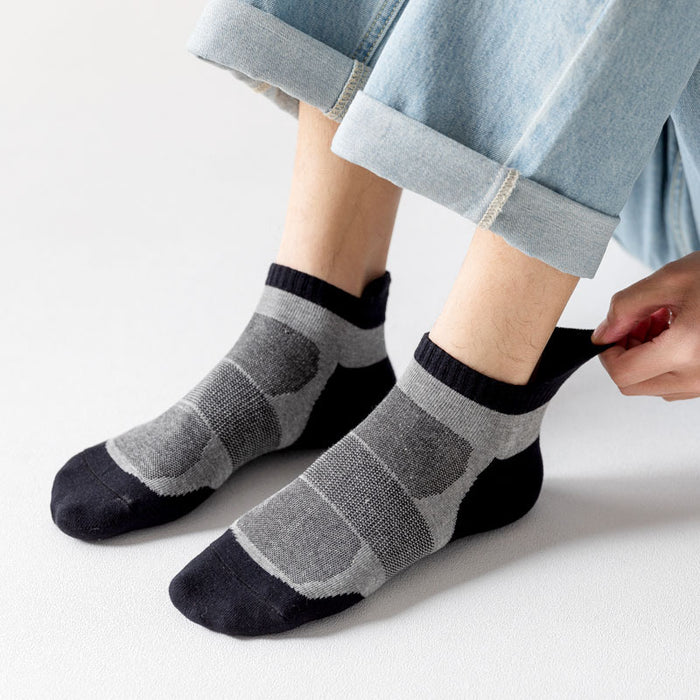 Wholesale Socks, cotton, new products, short socks, mesh breathable sports boat socks, protective heels, invisible running socks