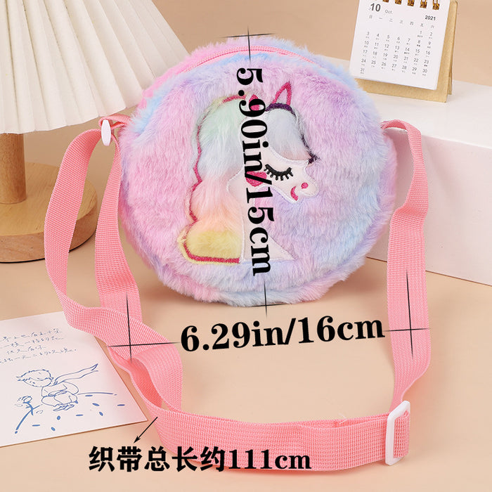 Wholesale Cartoon Cute Children' s Plush Small Shoulder Bag