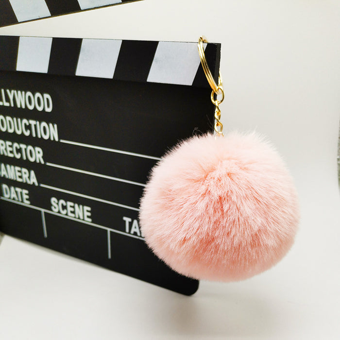 Wholesale Imitation otter rabbit fur ball hanging accessories, bags, plush keychains, pendants, accessories, gifts