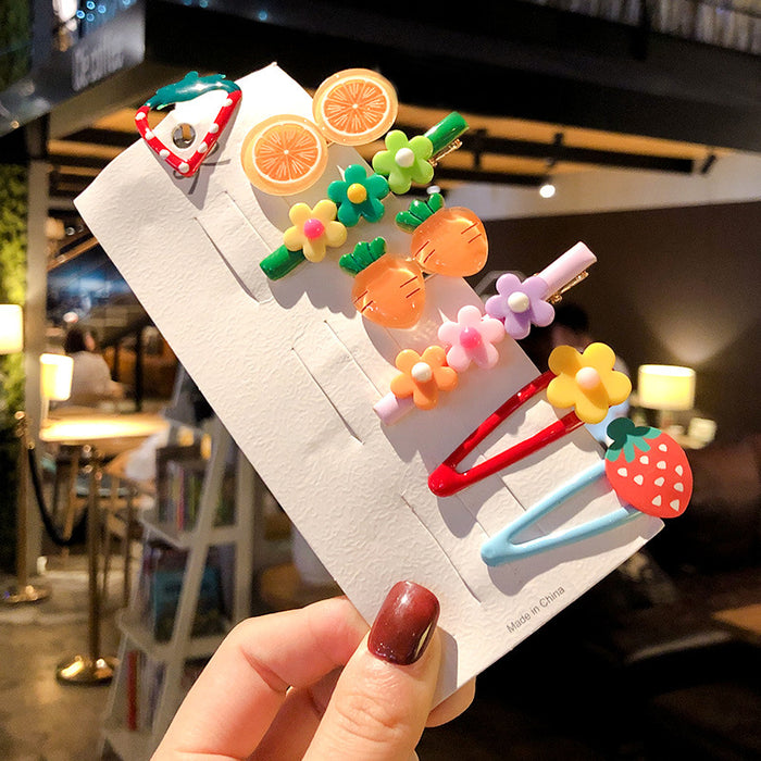 Wholesale Baby hairpins,  children' s hairpins,  cute bowknot fabric clips,  small size,  no hair damage