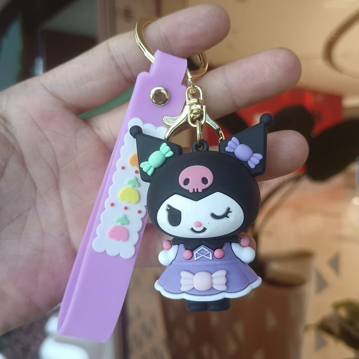 Wholesale PVC Cartoon Doll Keychain JDC-KC-KuangK021