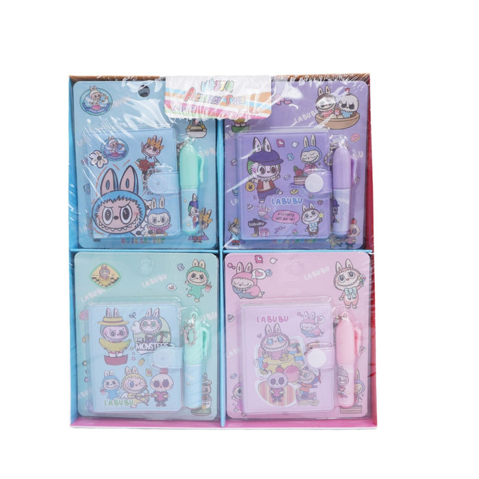 Wholesale Random Pocket Notepad with Pen Small Booklets Stationery suit Portable Booklets