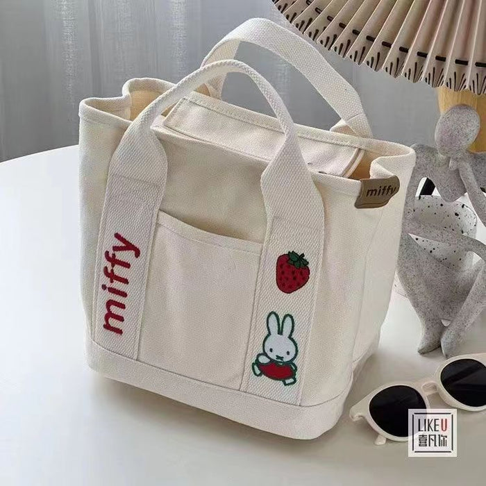 Wholesale Canvas bag, large capacity, cute handbag, outdoor handbag