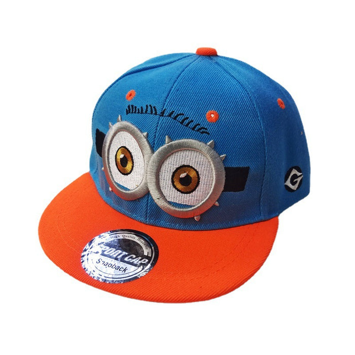 Wholesale Children's Flat brimmed Hat Cartoon Embroidered Hat Children's Baseball Hat Outdoor Duck Tongue Hat