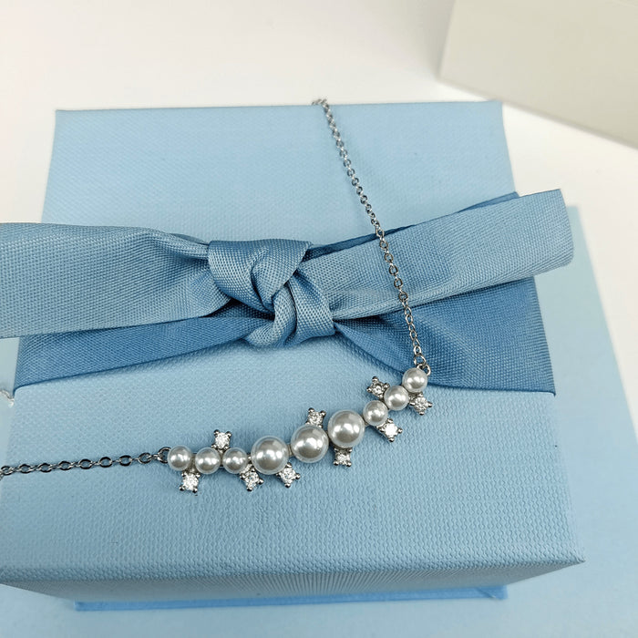 Wholesale Necklace, light luxury, elegant, high-end, necklace, temperament pendant, collarbone chain