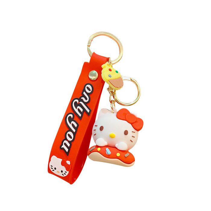 Wholesale Cartoon Silicone Doll Keychain JDC-KC-MingT188