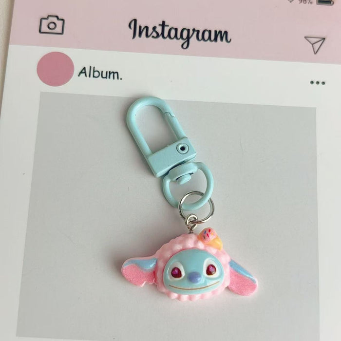 Wholesale Cute bell keychain soft and cute girly bag pendant best friend gift accessories