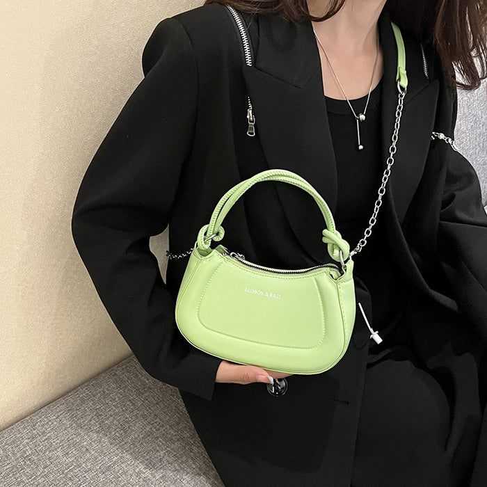 Wholesale New Fashionable Single Shoulder Underarm Bag with Simple, Casual and Western Style Cross Shoulder Small Square Bag