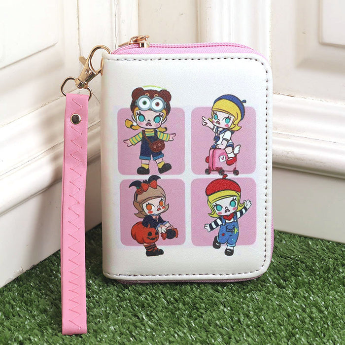 Wholesale Cartoon Animation Surrounding  with Card Storage Bag for Boys and Girls Portable Coin Purse