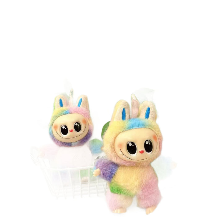 Wholesale Glue-encapsulated face pendant macaron doll blind box trendy toy couple doll accessories