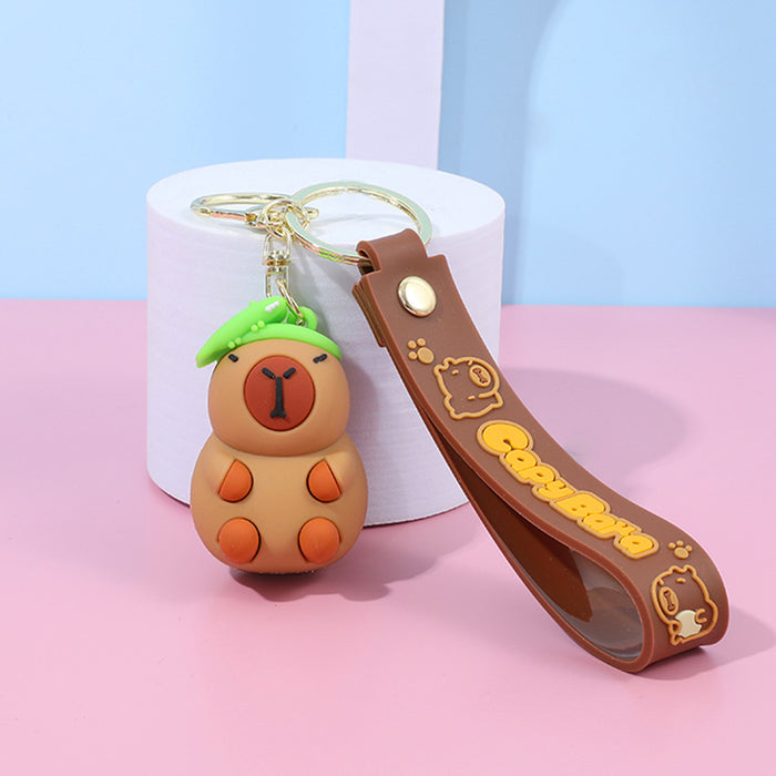 Wholesale  Capybara Small Pendant Doll Keychain