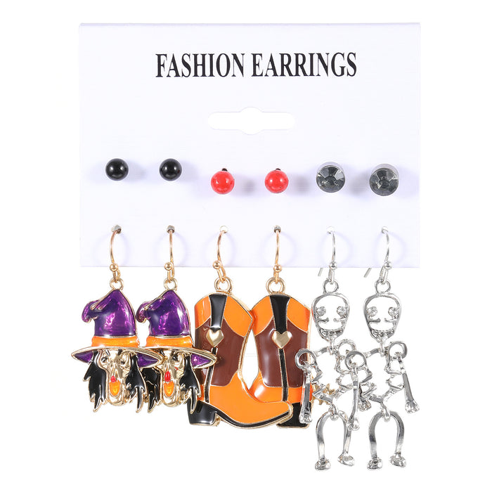 Wholesale  personalized earrings women' s niche bat  kitten earrings spoof earrings suit