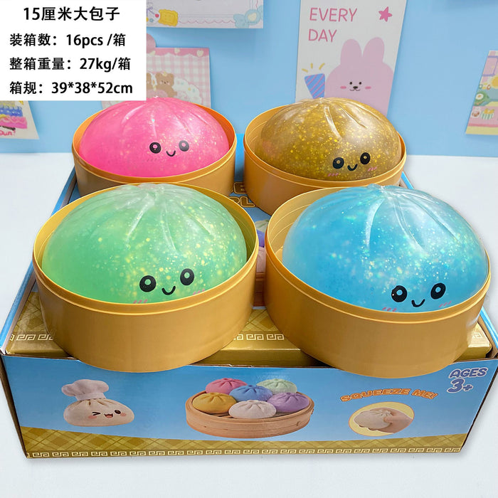 Wholesale Trendy Vinyl Steamed Bun Squeeze Toy - Stress Relief for Youth