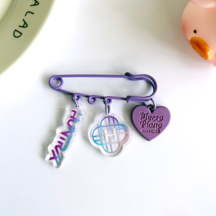 Wholesale Kpop acrylic brooch pendant pin jewelry