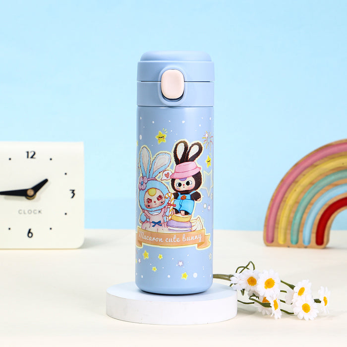 Wholesale Children' s cute bunny thermos stainless steel portable drinking water cup