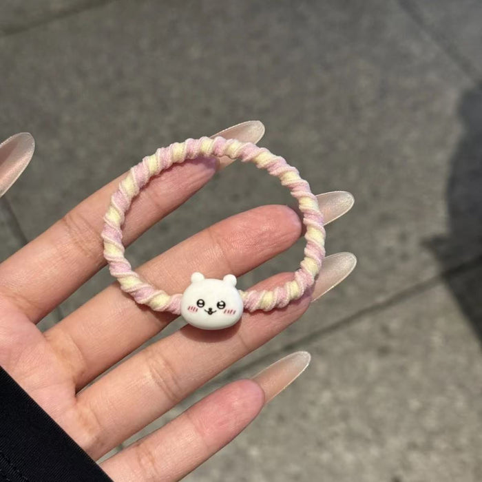 Wholesale Cute Hair Loop Cartoon Girl's Head Rope Rubber Band Internet Popular Hair Rope