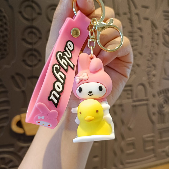 Wholesale Silicone Cartoon Doll Keychain JDC-KC-MingT209