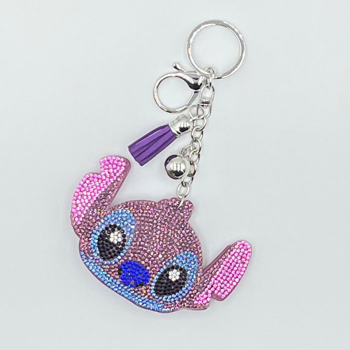 Wholesale Cartoon Character Rhinestone Keychain