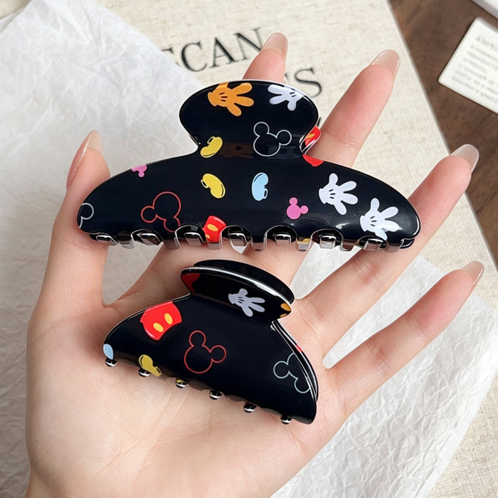 Wholesale Cartoon Print PVC Hair Claw Clip  Bone Design for Women Everyday Hair Accessory