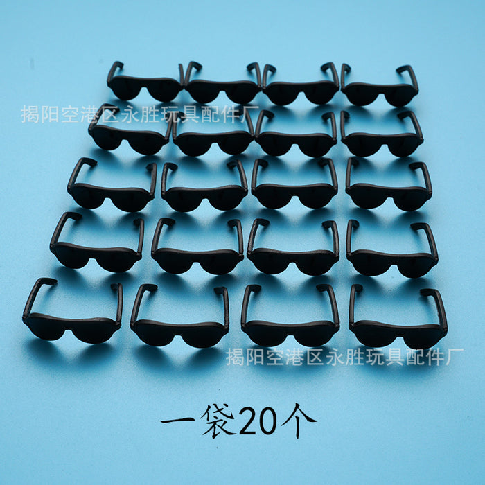 Wholesale doll toy fashion accessories cowboy hat hanger glasses