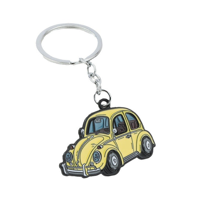 Wholesale Metal creative keychain pendant car model pendant MINI car key pendant
