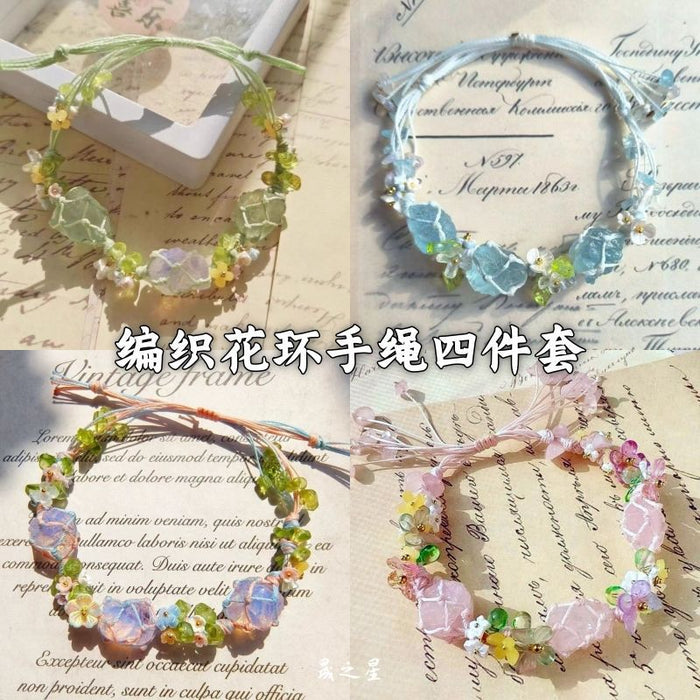 Wholesale Wreath Woven Bracelet New Niche Hand Rope Women