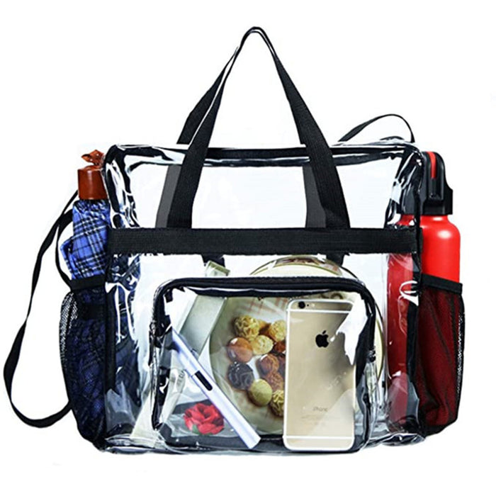 Wholesale Large Capacity PVC Transparent Bags Hand-held Travel Bags JDC-HB-BR001