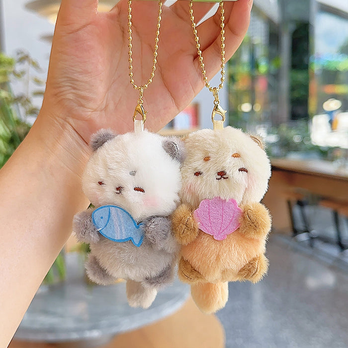 Wholesale Sticker Magnetic Plush Keychain Pendant