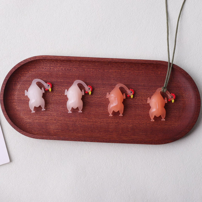 Wholesale Car-mounted color-changing roast duck car pendant