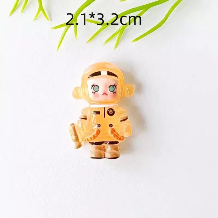 Wholesale Cute Astronaut Refrigerator Magnet Refrigerator Magnetic Sticker Personalized Creative Message Board Decorative Sticker