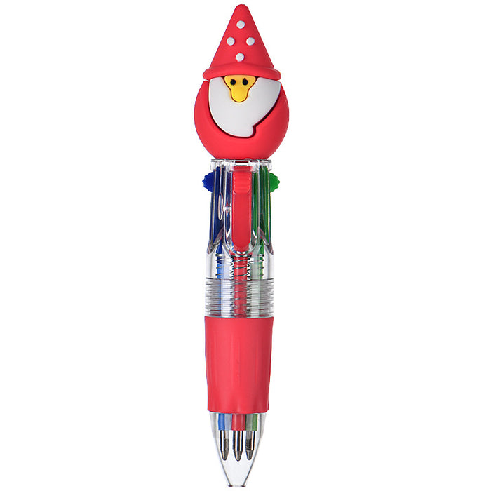 Wholesale Four-color ballpoint pen cute cartoon multi-color pen