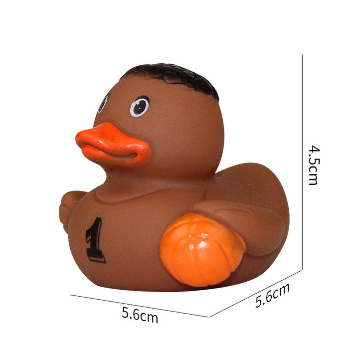 Wholesale Creative duck toy pinch sound baby bath toy