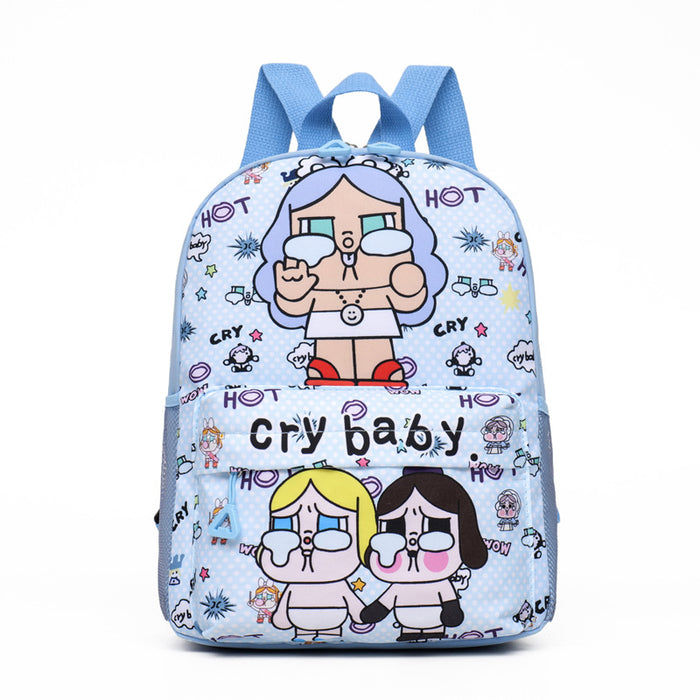 Wholesale Backpack Children' s Cry Baby Ultra Light Large Capacity Backpack Kindergarten Cute Schoolbag