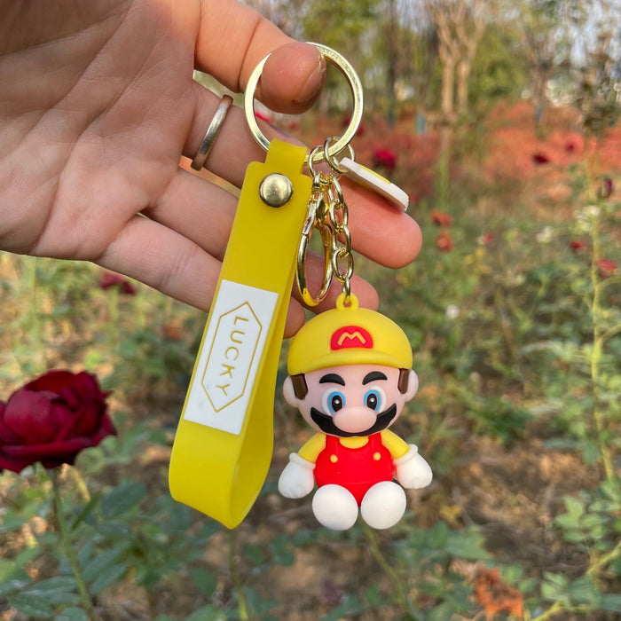 Wholesale Cartoon Cute Anime Soft Rubber 3D Doll PVC Keychain Bag Pendant