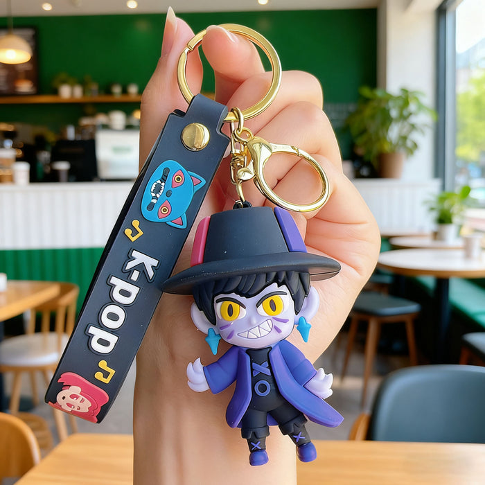 Wholesale KPOP Witch Hunter Girl Group Plush Keychain Bag Charm Fashion Accessory Gift MOQ≥2