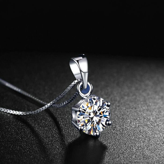 Wholesale Zircon necklace, light luxury collarbone chain pendant accessory