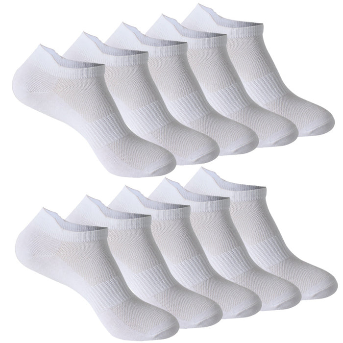 Wholesale 10 pairs of mesh socks, thin sports cotton socks