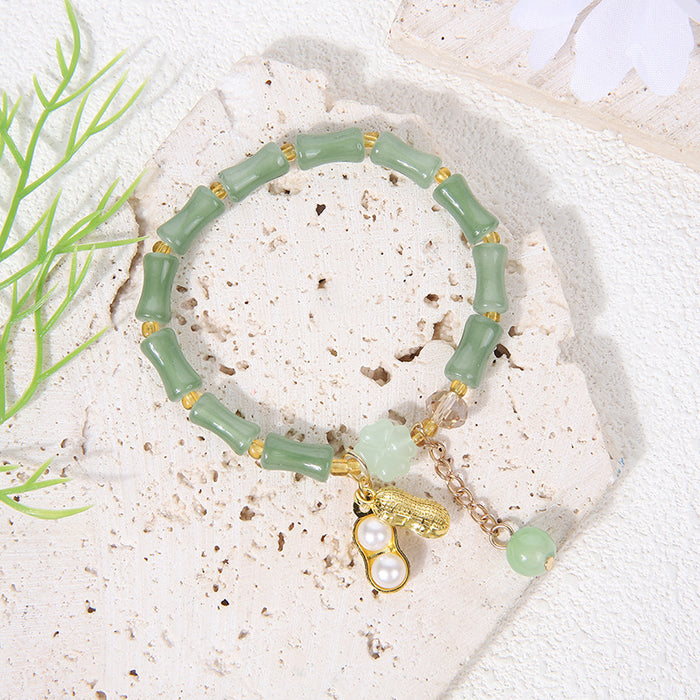 Wholesale Bamboo bracelet high bracelet peace buckle jade gourd bracelet jewelry