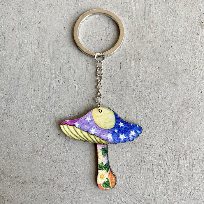Wholesale 3pairs/pack Mushroom Colorful Keychain JDC-KC-HeYi019