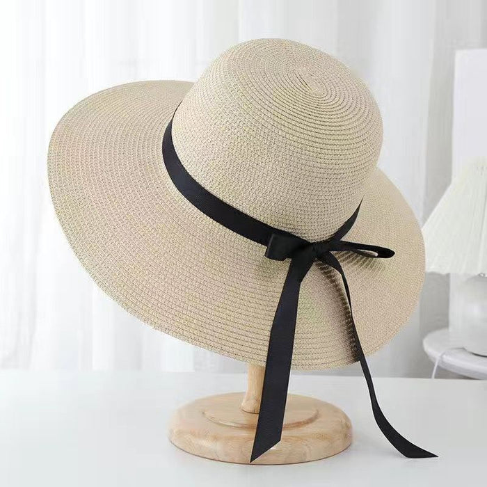 Wholesale Hat versatile sun hat fisherman hat breathable straw woven basin hat foldable sun hat